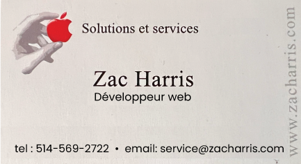 ZAC HARRIS CONTACT